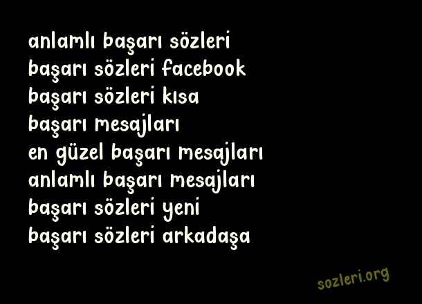 Başarı